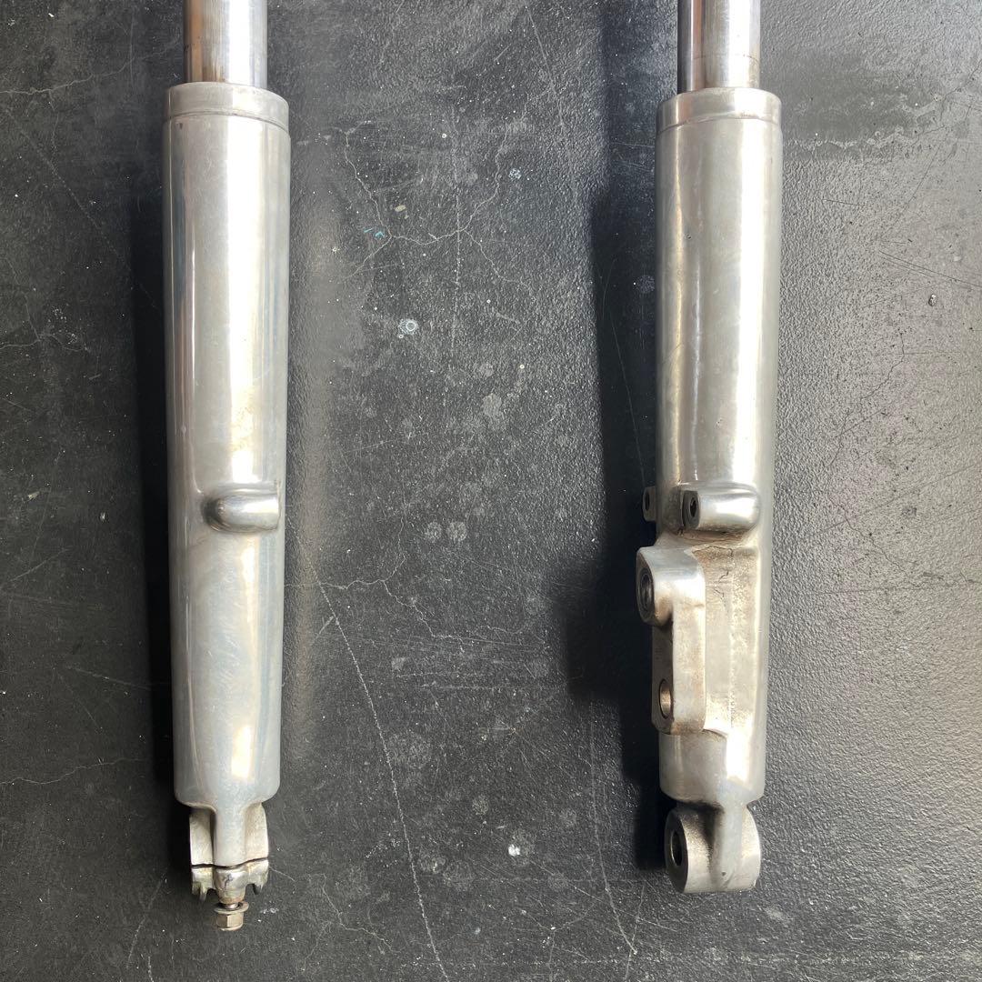 ショベルヘッド41パイ　レイク付きフロントフォーク