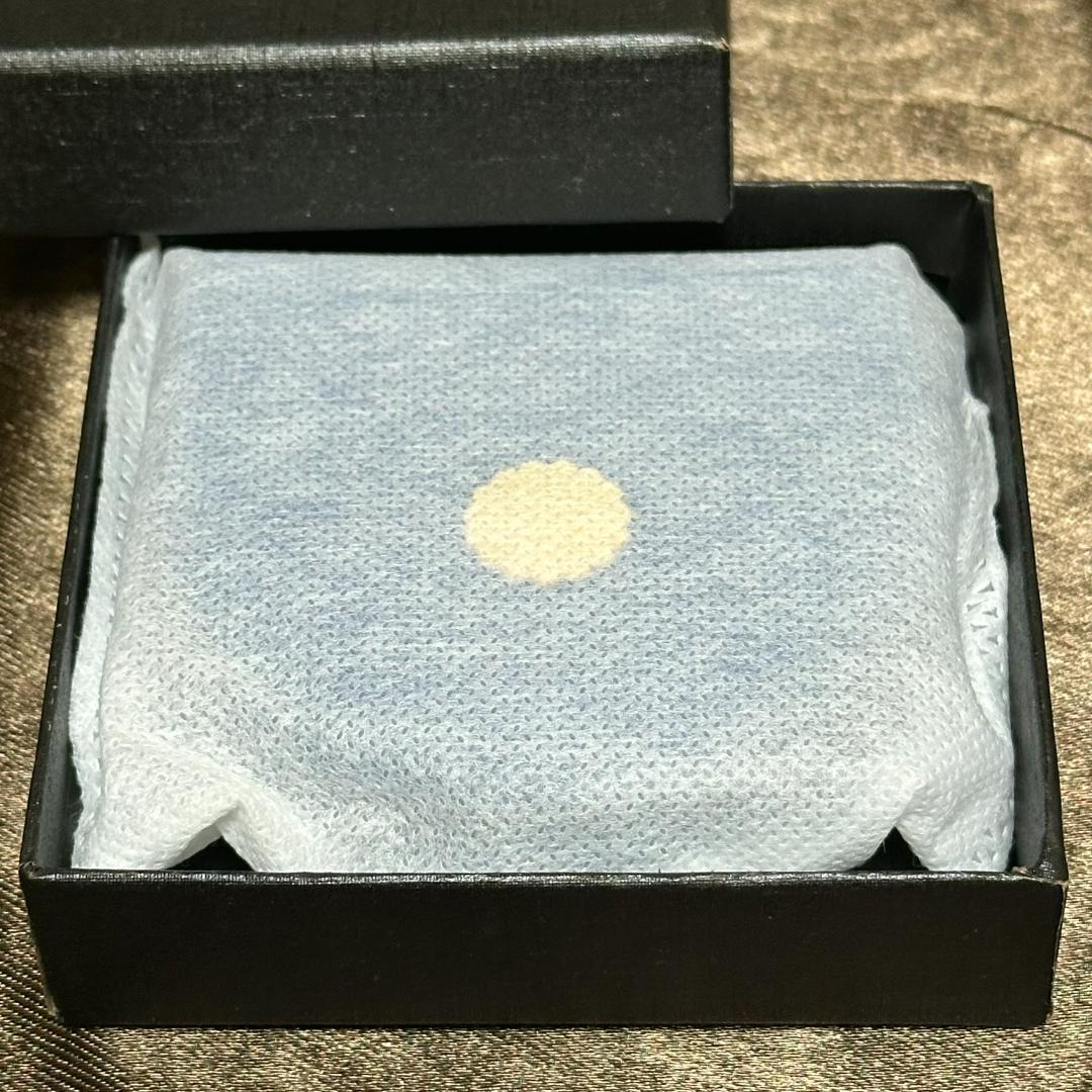 皇居限定 ケース 馬蹄型 小銭入れ 藍色