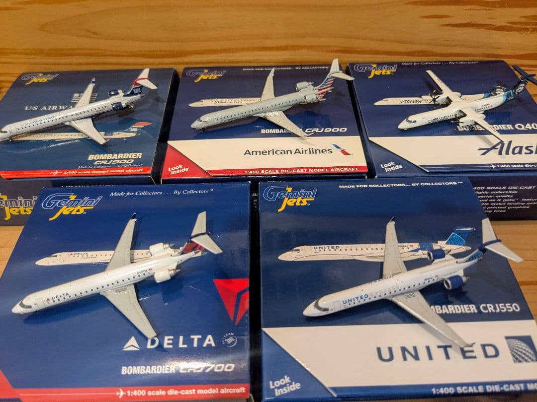 Gemini CRJ Q400 1/400　ジェミニ　ANA JAL