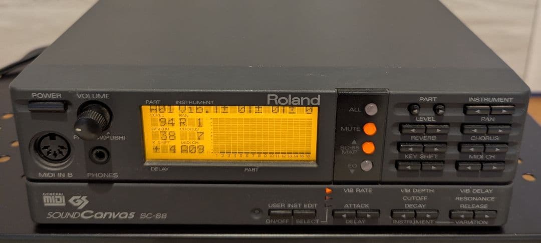 Roland SC-88 Sound Canvas MIDI音源モジュール