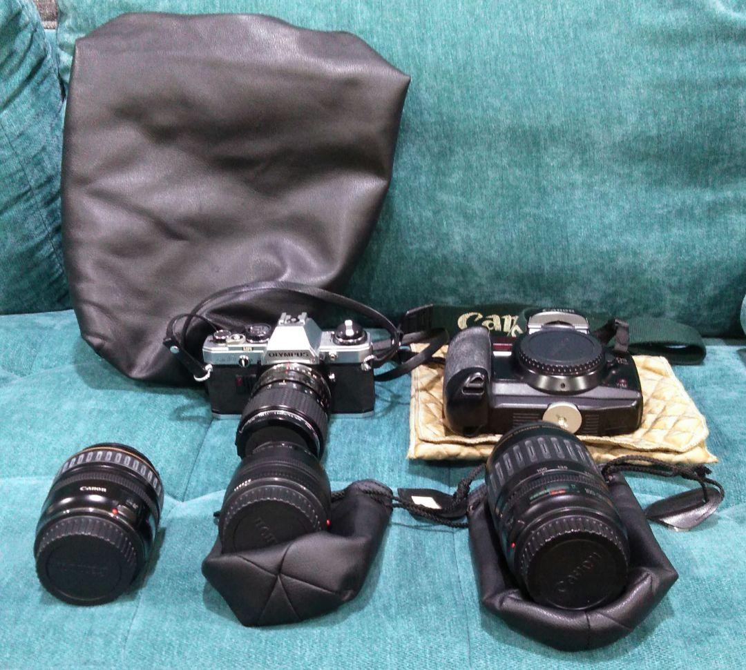 OLYMPUS　CANON　カメラ × 2　レンズ × 4　Tokina