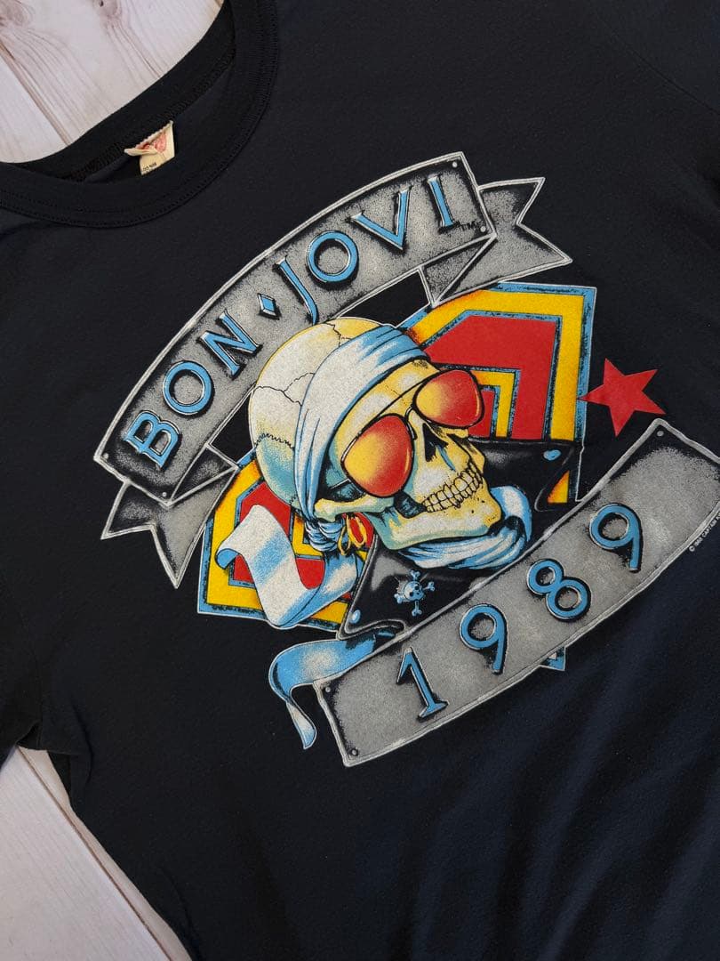 90s BON JOVI 1989 ツアーT シングル キムタク着用