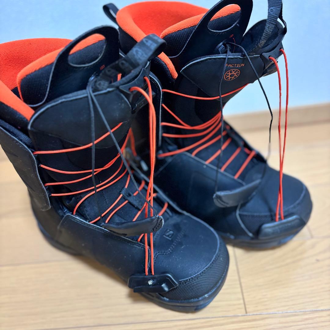 【使用1回のみ】Salomon FACTION スノボブーツ 27.5cm