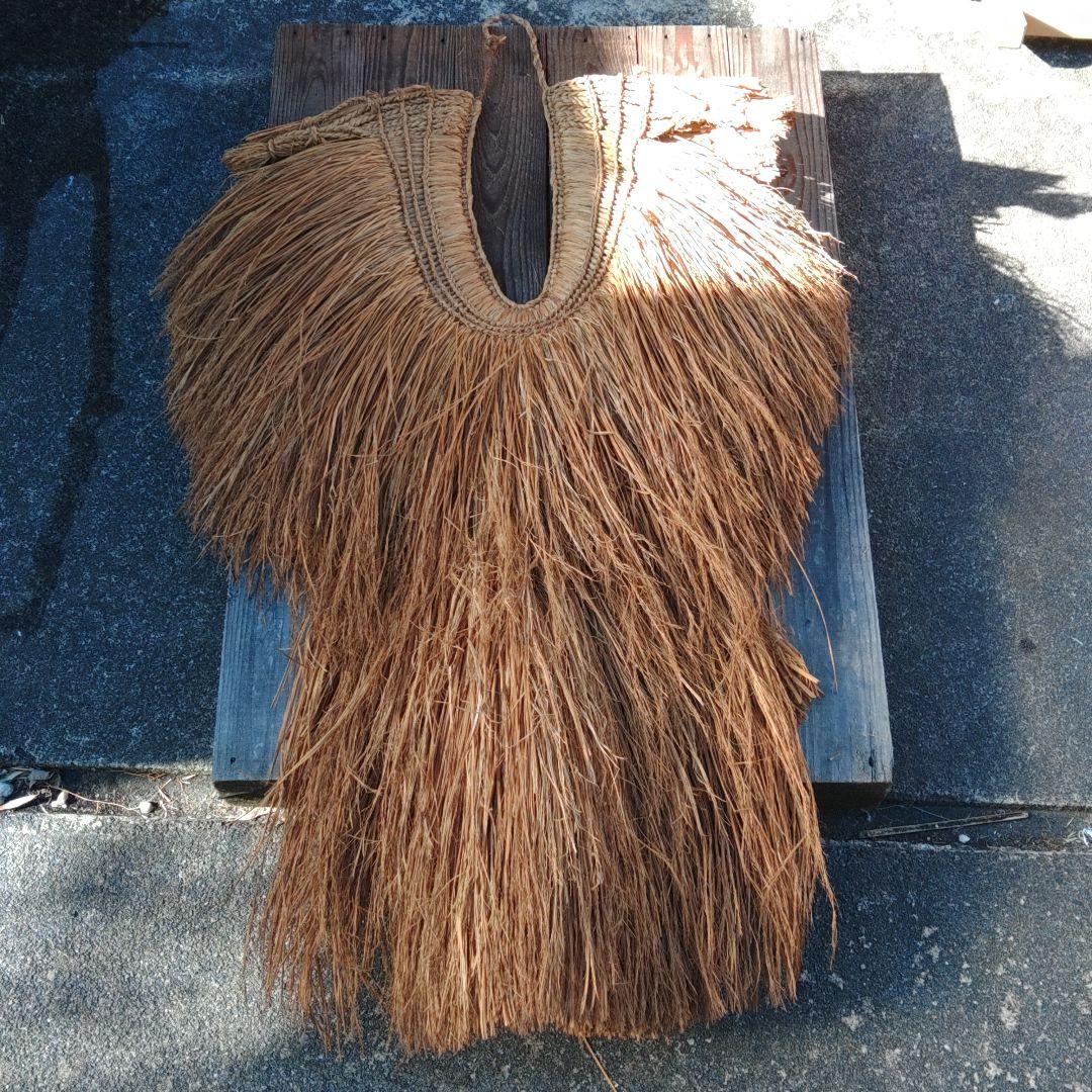 古民具　藁簑　雨具　伝統工芸品　荒物屋商品