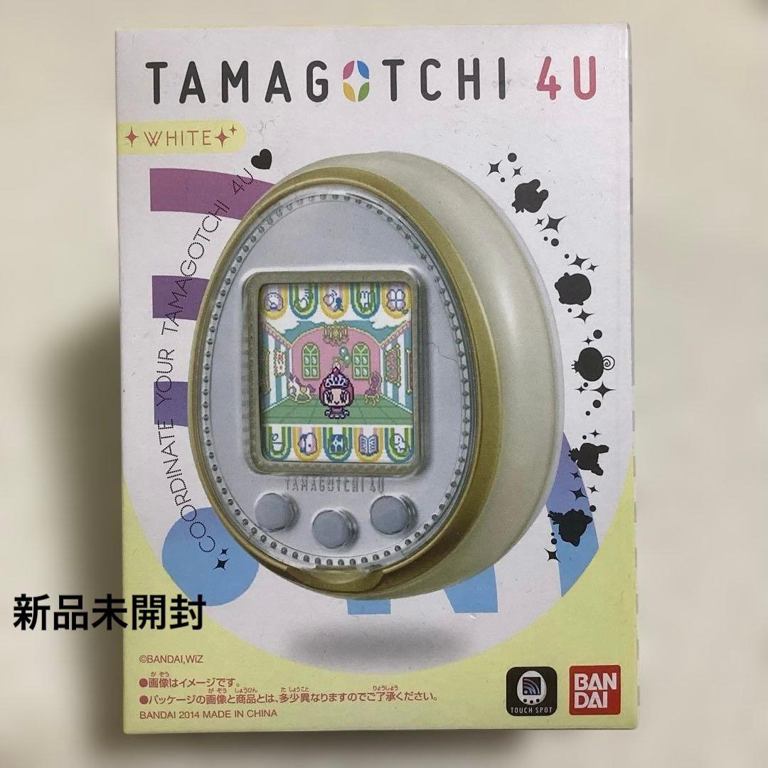 J*1様 新品未開封　TAMAGOTCHI 4U ホワイトカラー　たまごっち　バ