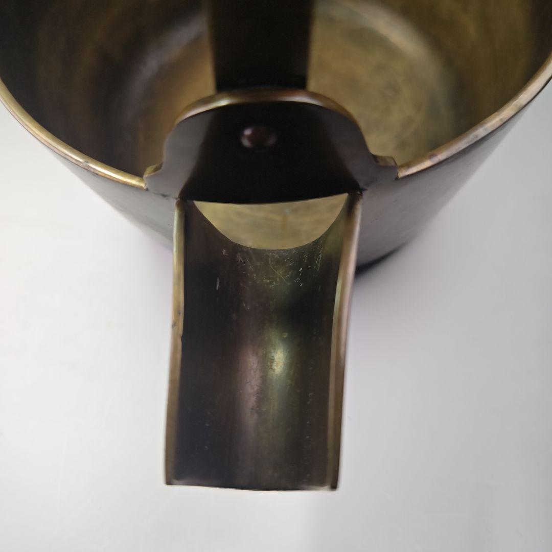 ウ314 汁器『中村秀峰作』『唐銅　汁器　共箱』茶道具