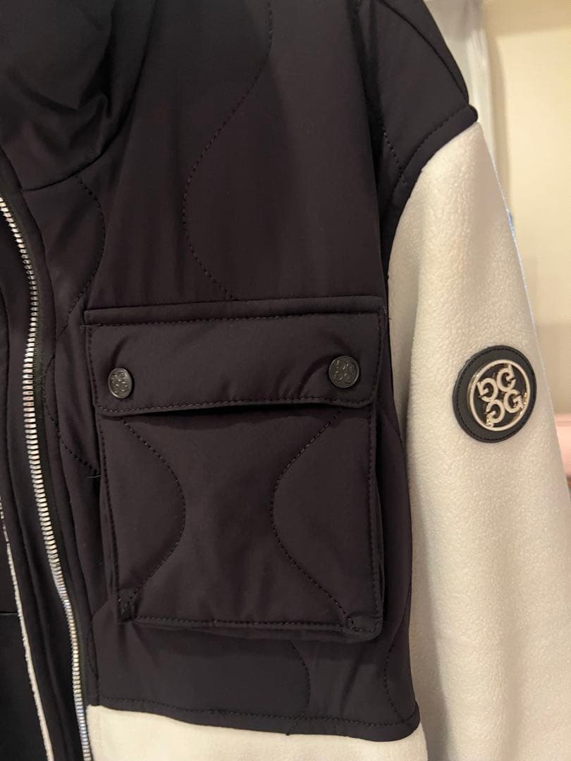 G/FORE フリースジャケット ブラック・ホワイト