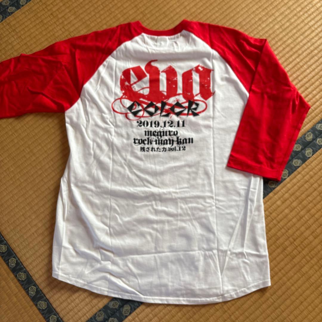 COLOR Tシャツ　LUCYサイン　TOSHIサイン　EVACOLOR XL