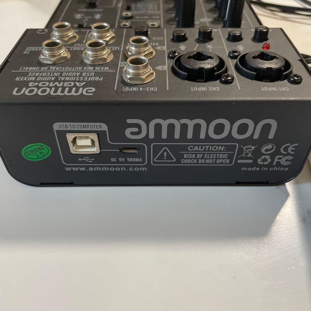 【即購入可】バイノーラルammoon AGM04 +マイクロホンアンプ等配信器具