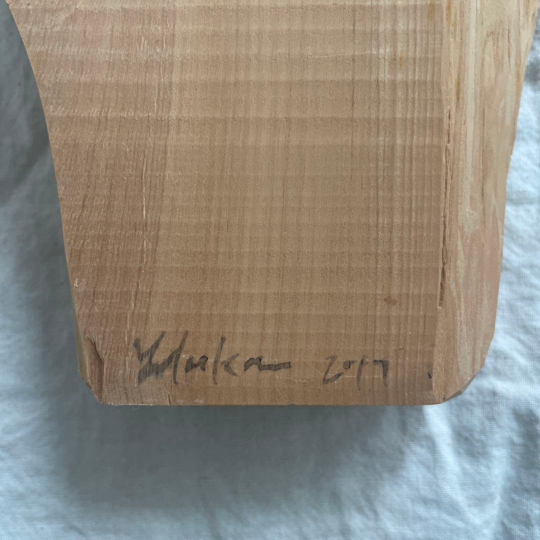 菅祐子　木彫り少女