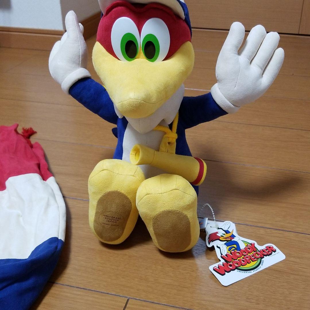 USJ ウッドペッカー　レア限定品　皮革　ぬいぐるみ