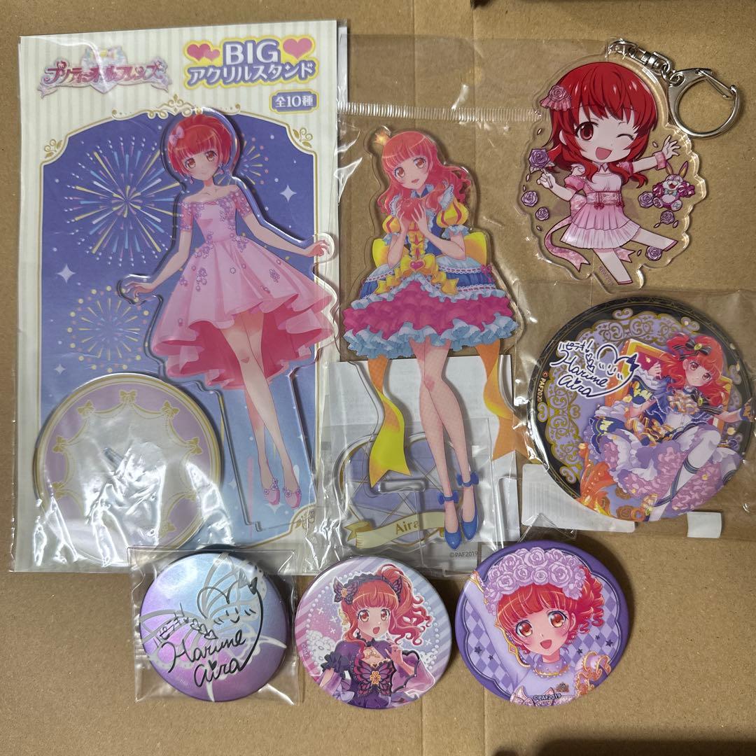 プリティーオールフレンズ　プリティーリズム　春音あいら　アクスタ　缶バッジ