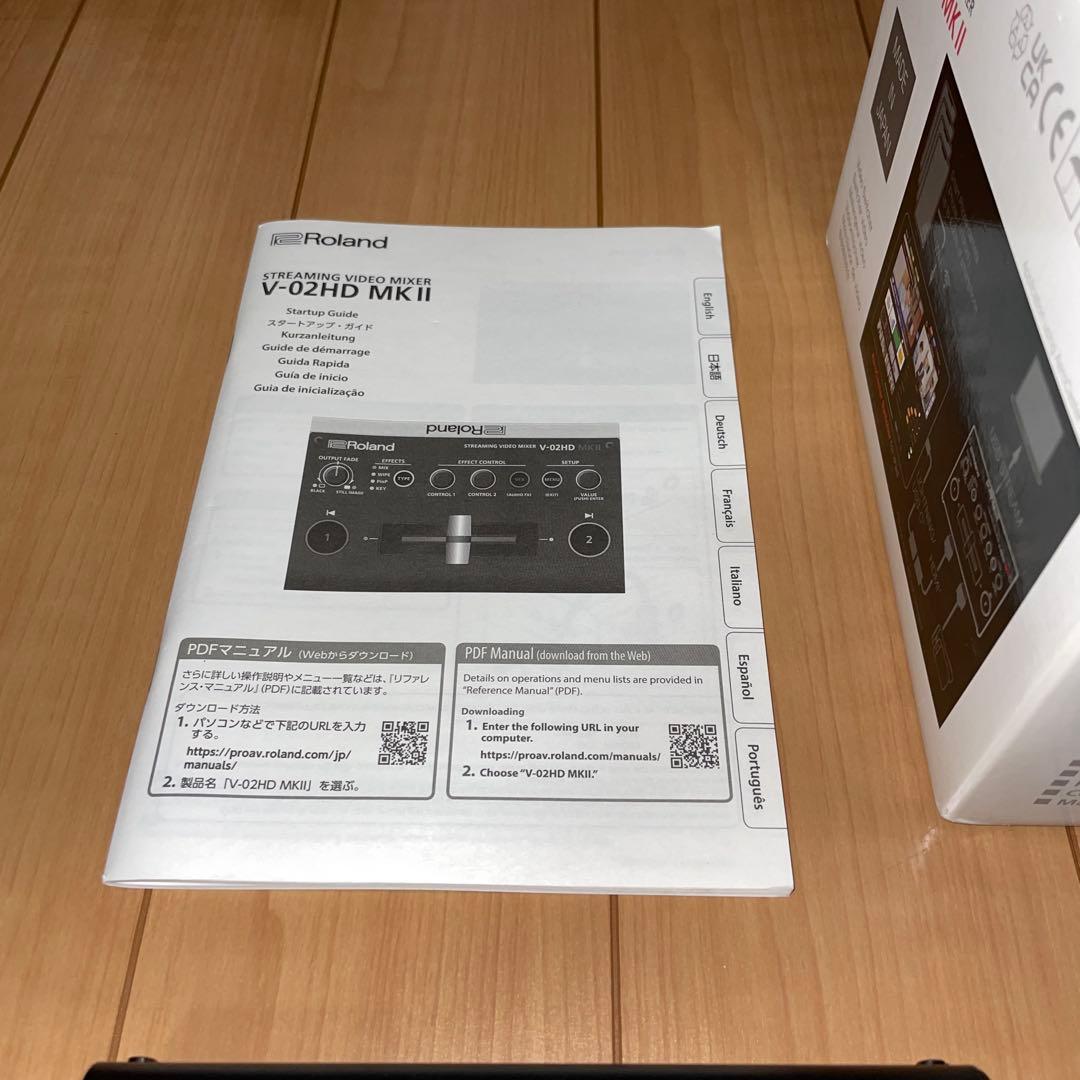 【美品】Roland V-02HD MK II ストリーミングビデオミキサー