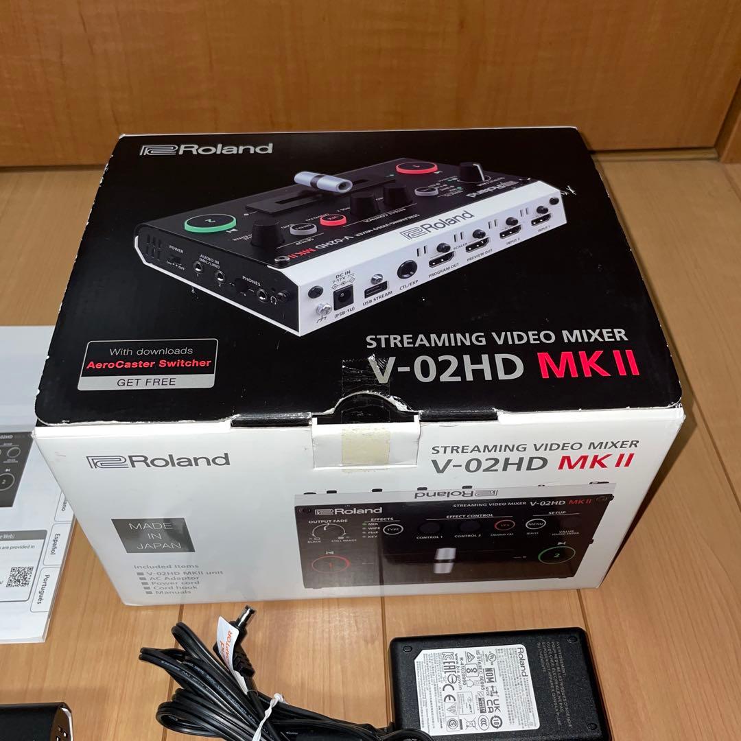 【美品】Roland V-02HD MK II ストリーミングビデオミキサー