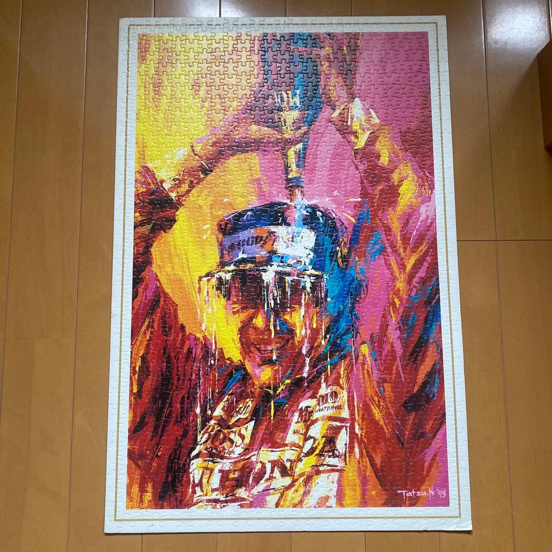 F1 パズル　完成品　アイルトン　セナ