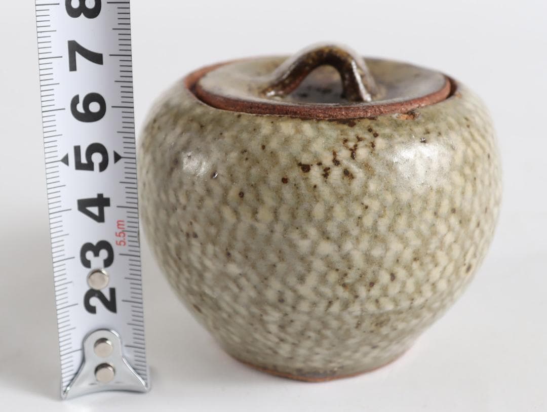 人間国宝 島岡達三 蓋物 民藝