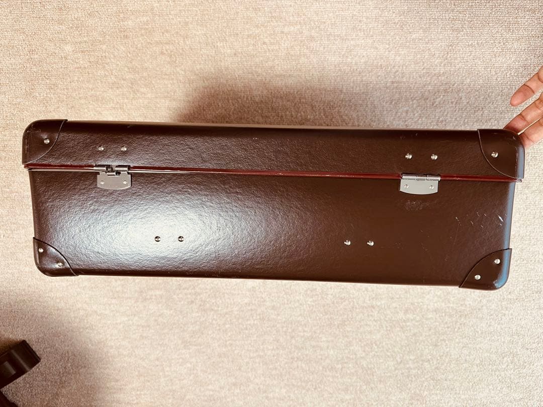 修理必要！グローブトロッター　スモールキャリーオン　茶