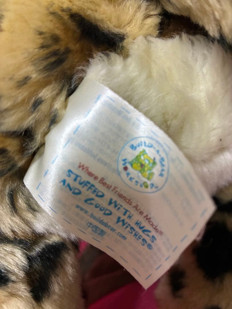 ビルドアベア　ヒョウ　ぬいぐるみ　美品