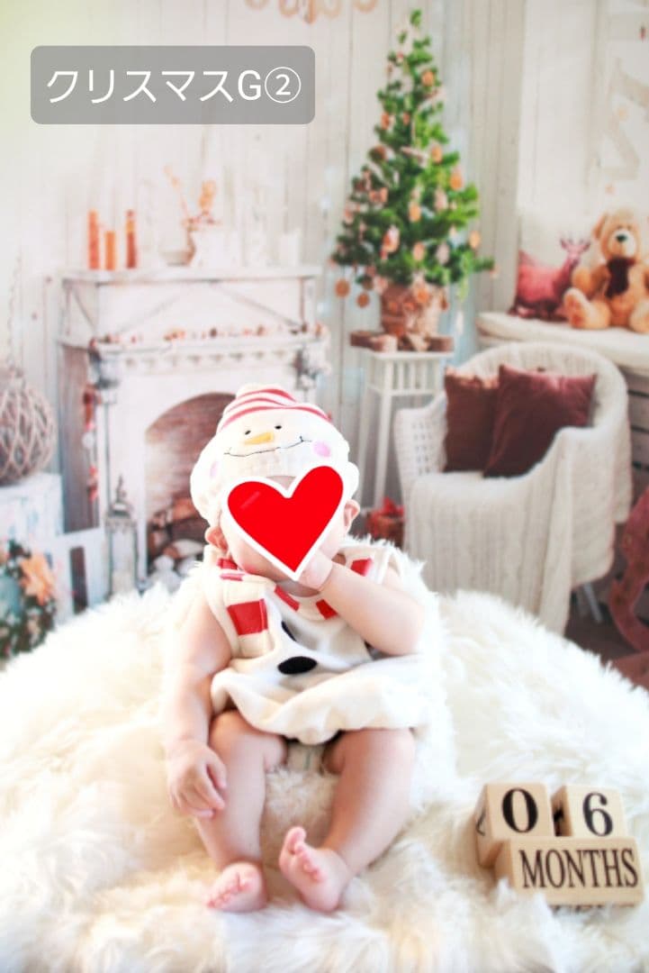 背景布　【　屋内I　】　サンプル　ドール、ニューボーンフォト撮影用