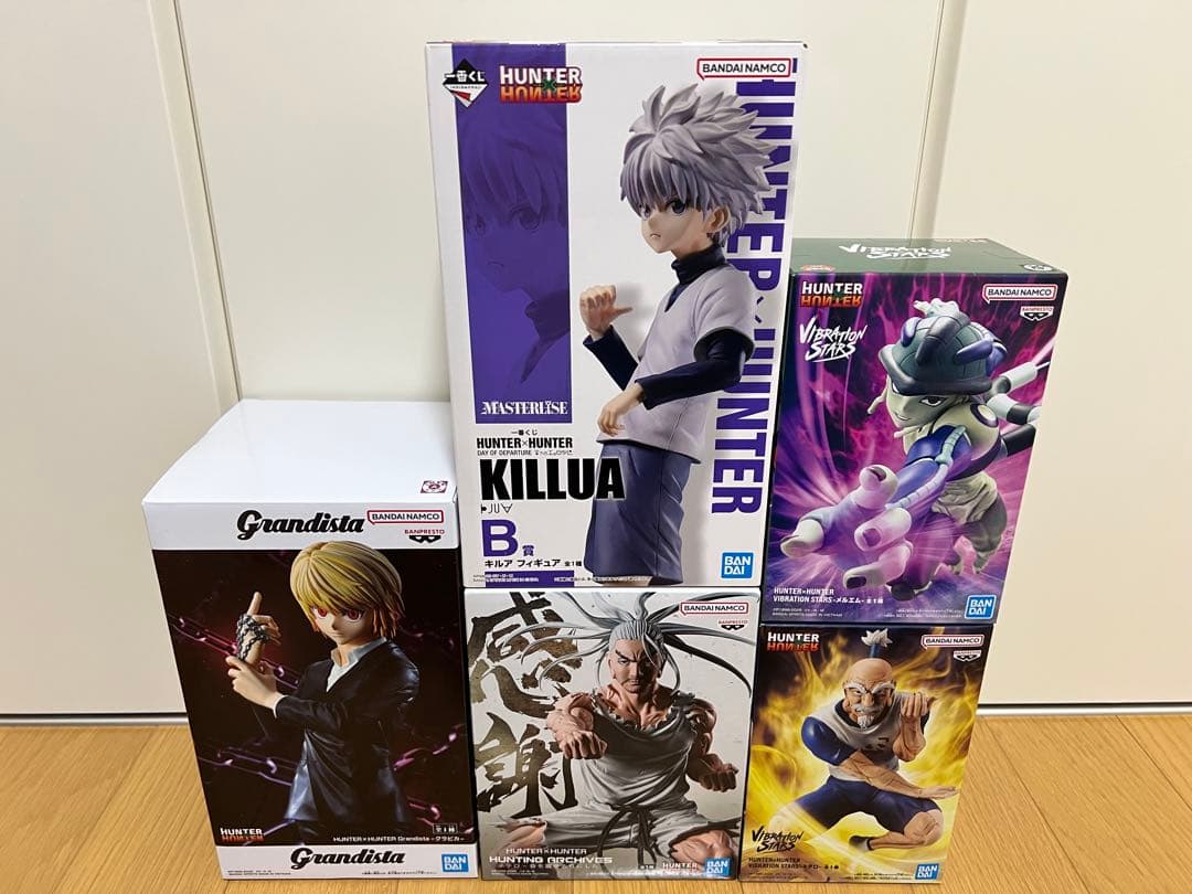 ハンターハンター　キルア　クラピカ　ネテロ　メルエム　まとめ売り計5点