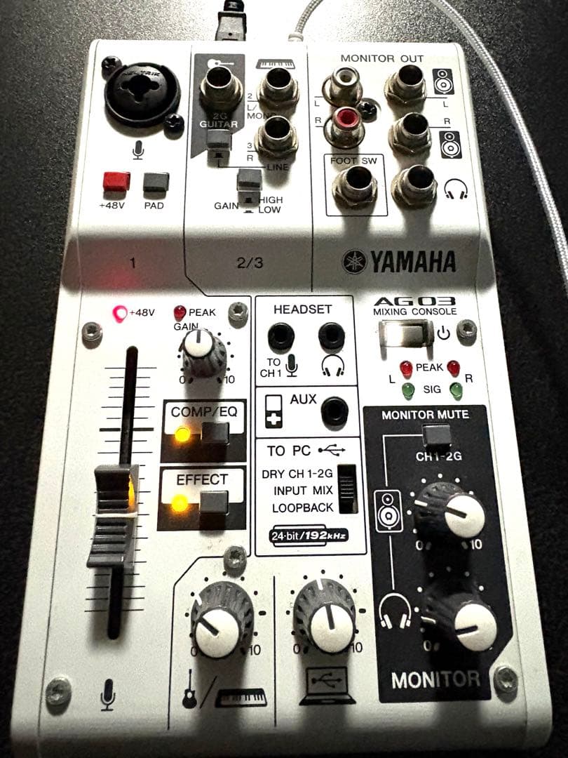 YAMAHA AG03 ミキサー　オーディオ　iPhone PC ライバー　本体