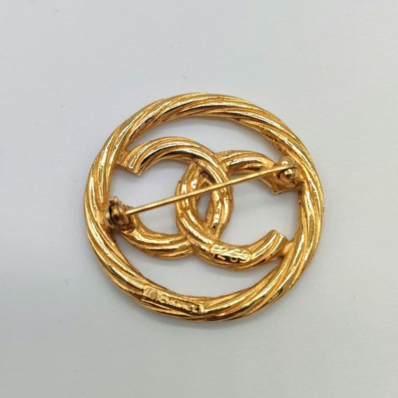 シャネル 1269 ココマーク ブローチ GP ユニセックス