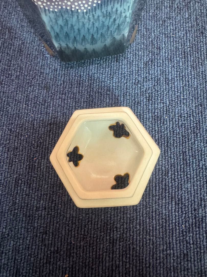 1679 有田焼 藤井朱明作 朝日雪香炉 染付樹海図細密絵付　未使用