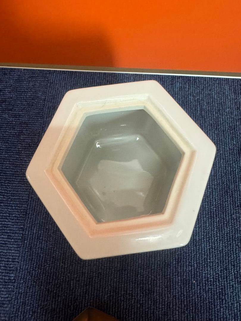 1679 有田焼 藤井朱明作 朝日雪香炉 染付樹海図細密絵付　未使用