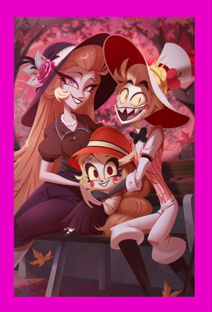 正規品 ハズビンホテル公式ポスター 家族の肖像 11×17インチ ルシファー