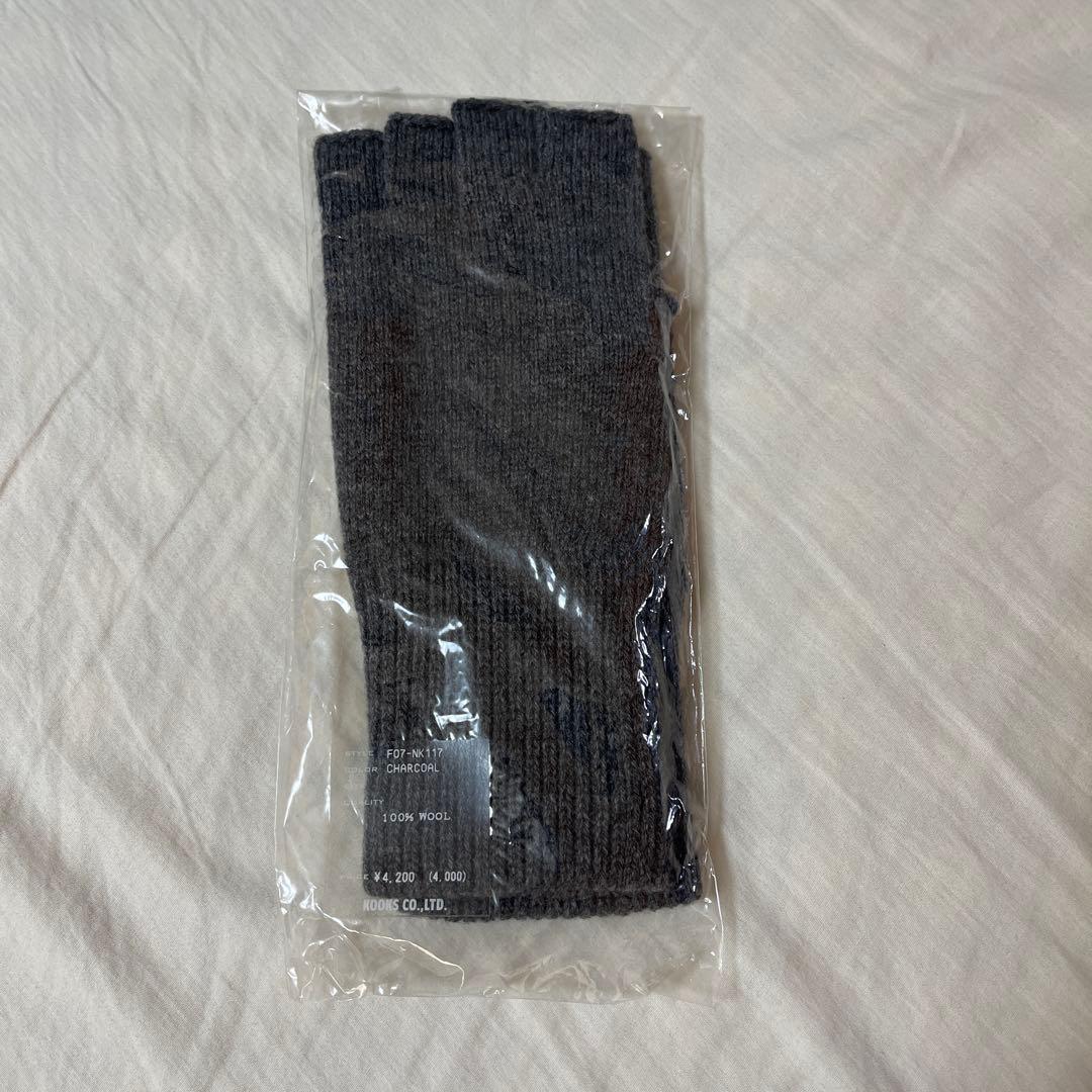 Number (N)ine ❤︎ ナンバーナイン　♬チャコールグレーウール手袋