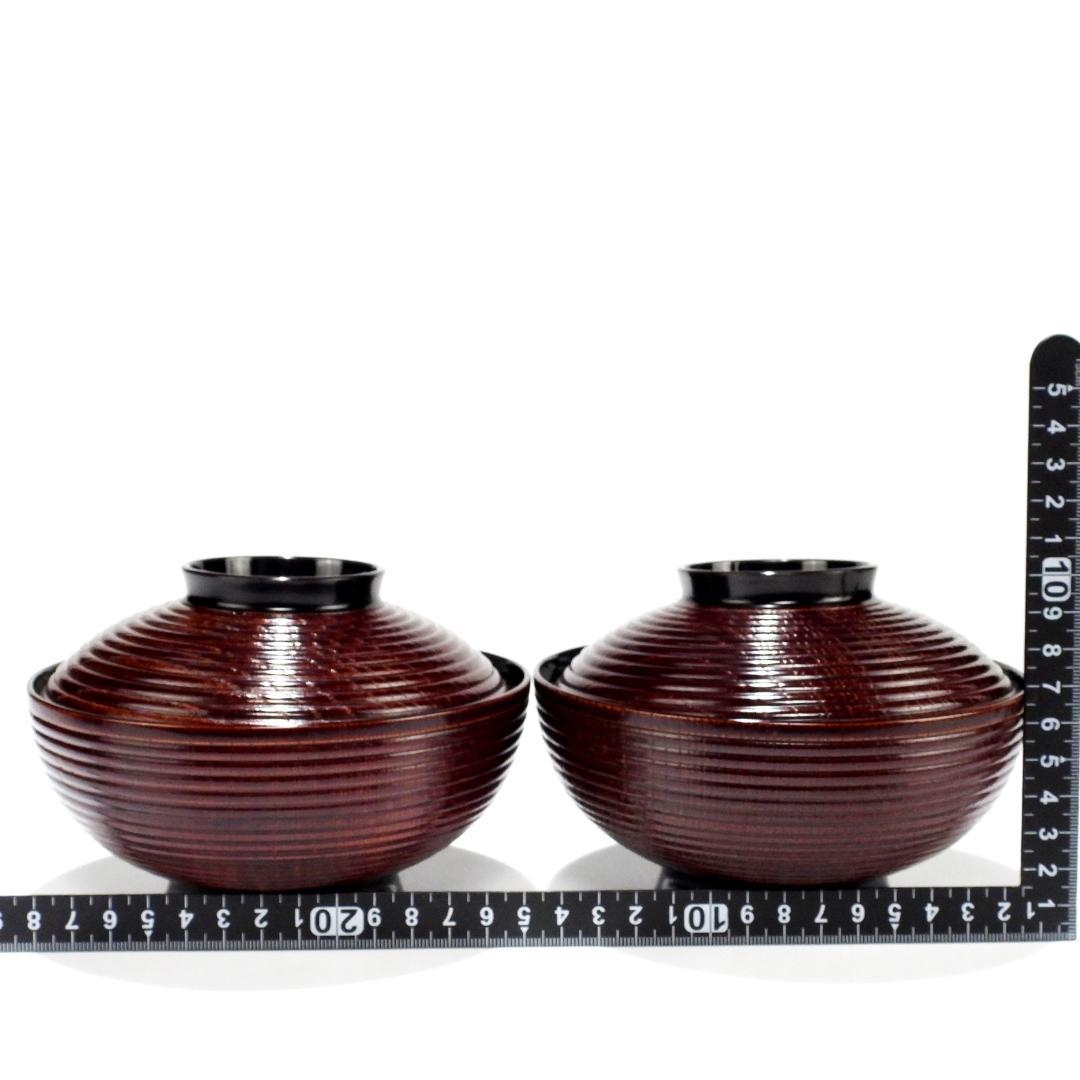 輪島塗　春帆作　金蒔絵　木製　蓋付椀　お煮物椀　吸物椀　5客