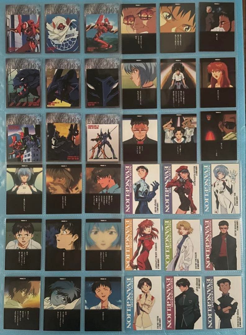 エヴァンゲリオン　カードダスマスターズ　第壱集　第弐集　コンプ　他特典付き❗️