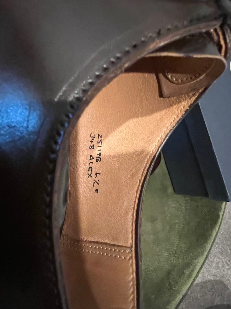 最終値下　クロケット＆ジョーンズ ALEX ダークブラウン コードバン 6.5E