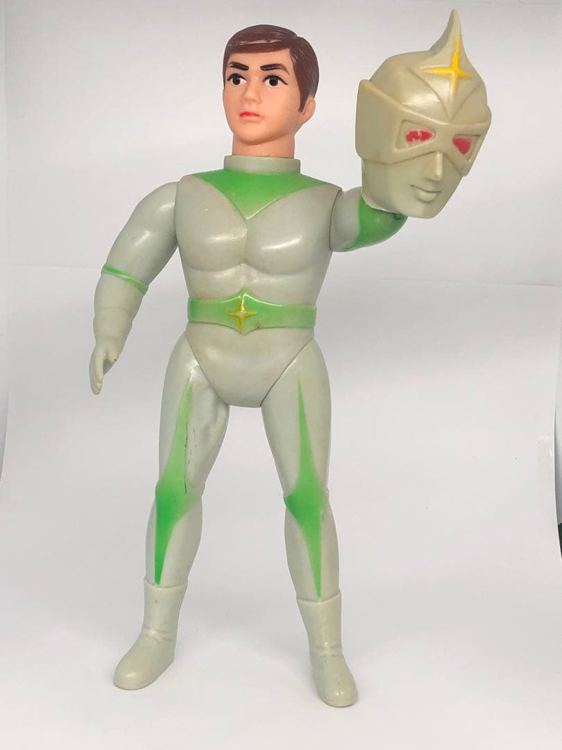 ミラーマン ブルマァク製 面取れ レトロソフビ 18.5センチ BULLMARK