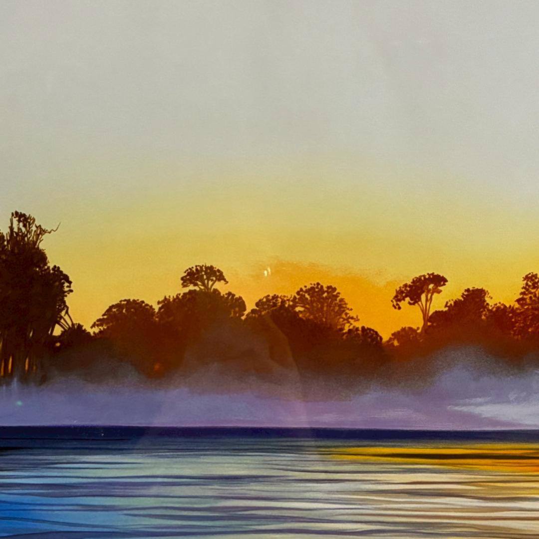 美品 ミッシェル・バテュ「時の流れ」シルクスクリーン 大作 直筆サイン・保証書有