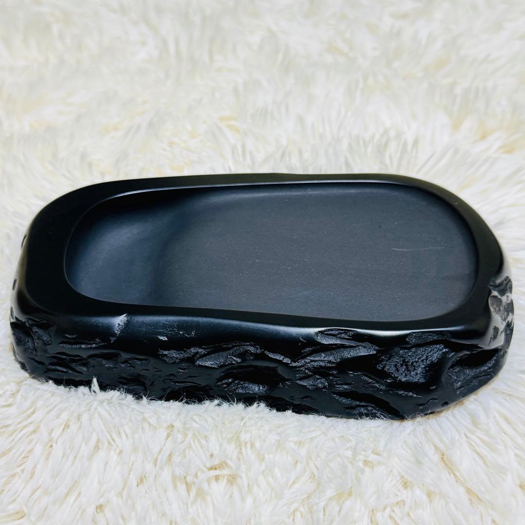 鍋倉山龍渓硯 硯 清泉堂 二代目深澤秀石 書道具 文房具 古硯 すずり 習字