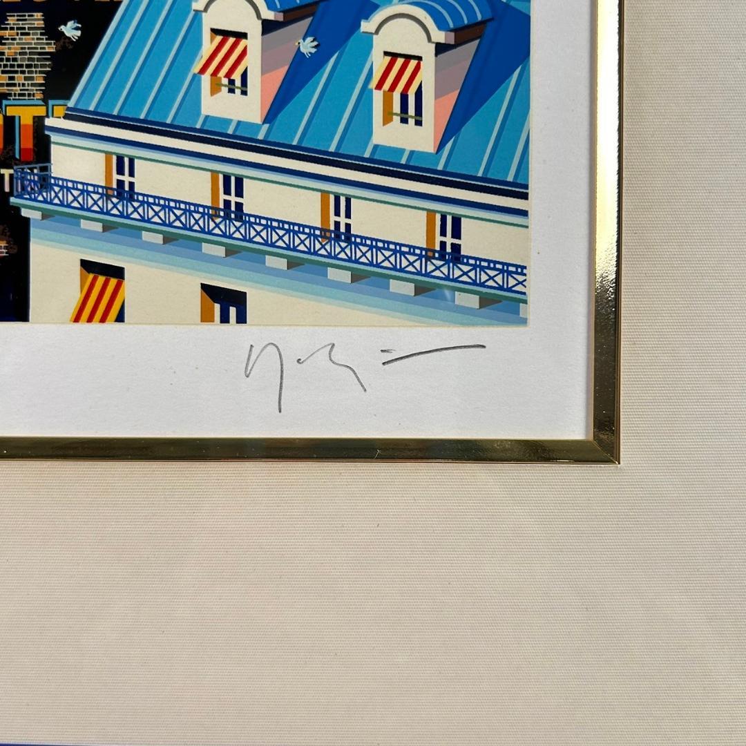 ヒロ・ヤマガタ「バルーニング」シルクスクリーン 直筆サイン入り エンボス印有り