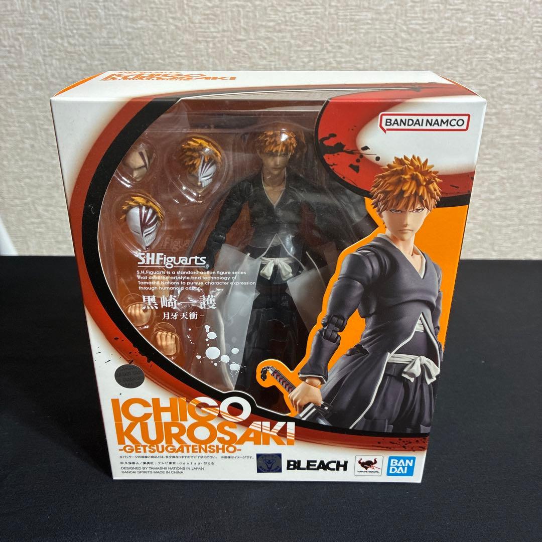 SHFiguartsの一護黒崎フィギュア　ゲツガテンショー