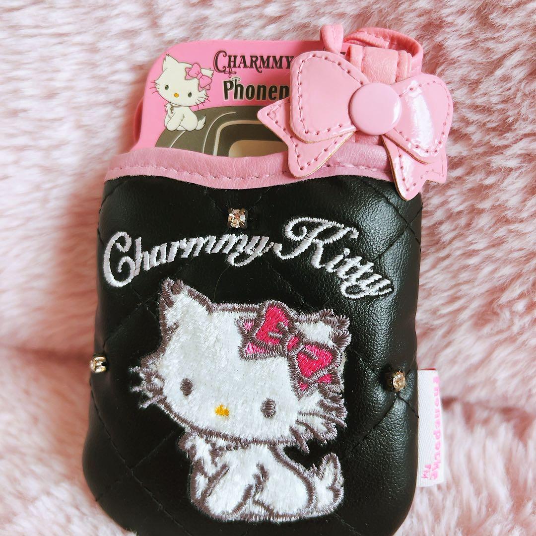希少激レア　チャーミーキティ　携帯ケース　USA 2005 平成レトロ　サンリオ
