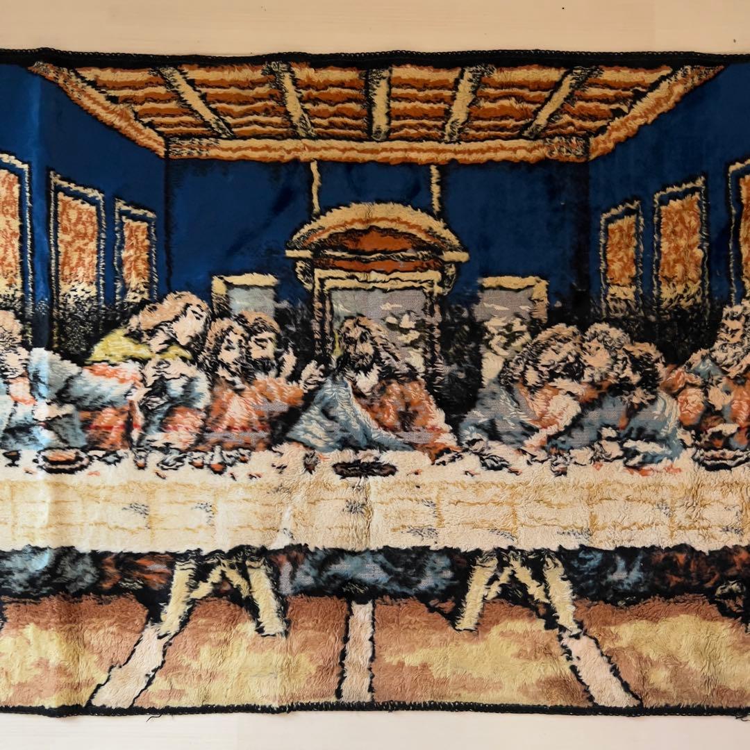 最後の晩餐 ダヴィンチ タペストリー ラグ　49×95cm