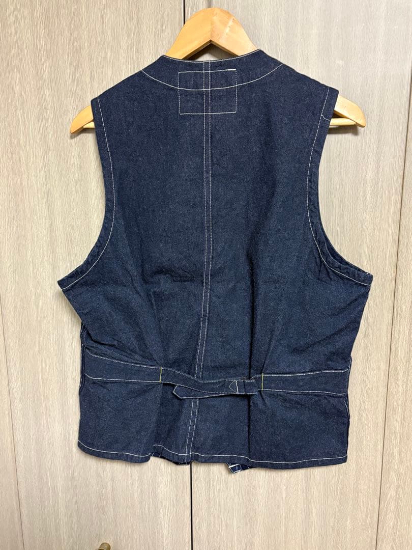 SUGERCANE ウォバッシュデニムベスト