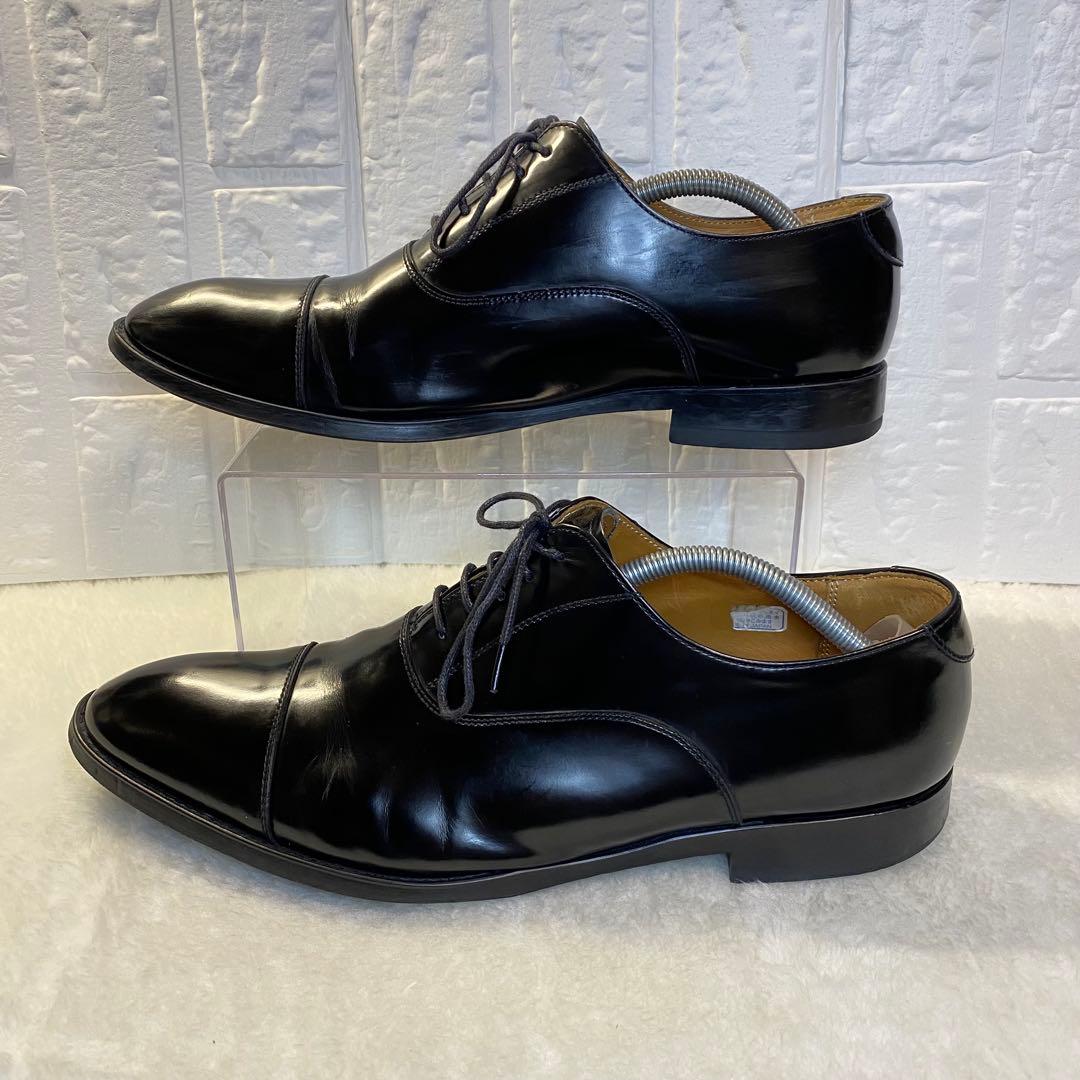 【美品】REGAL リーガル ストレートチップ 革靴 黒 27cm 811R