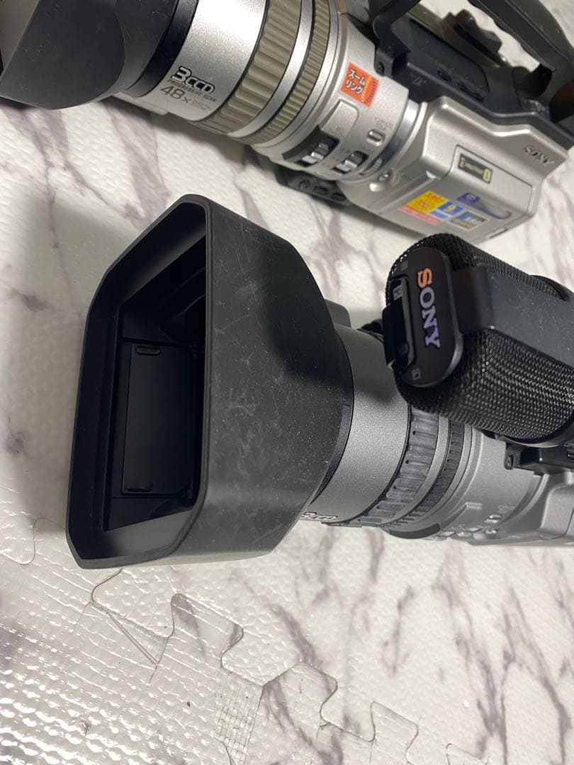 SONY DCR-VX2000 VX2100 業務用ビデオカメラ 本体 通電確認