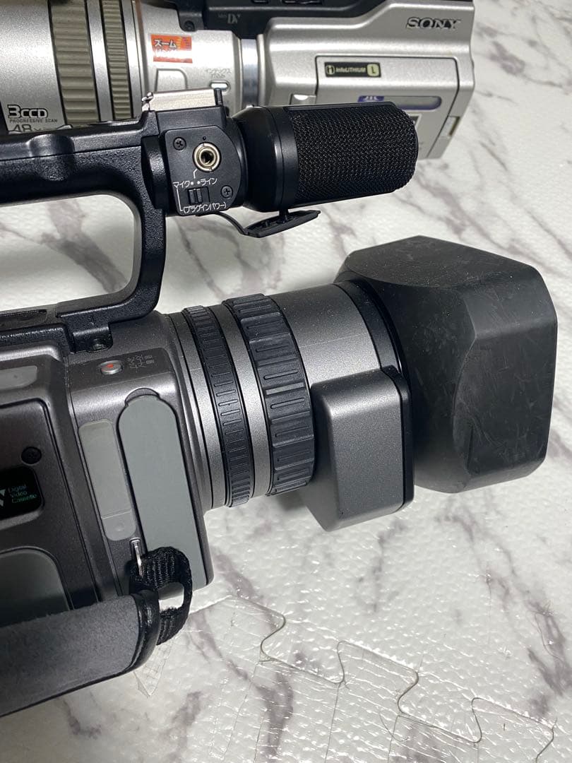 SONY DCR-VX2000 VX2100 業務用ビデオカメラ 本体 通電確認
