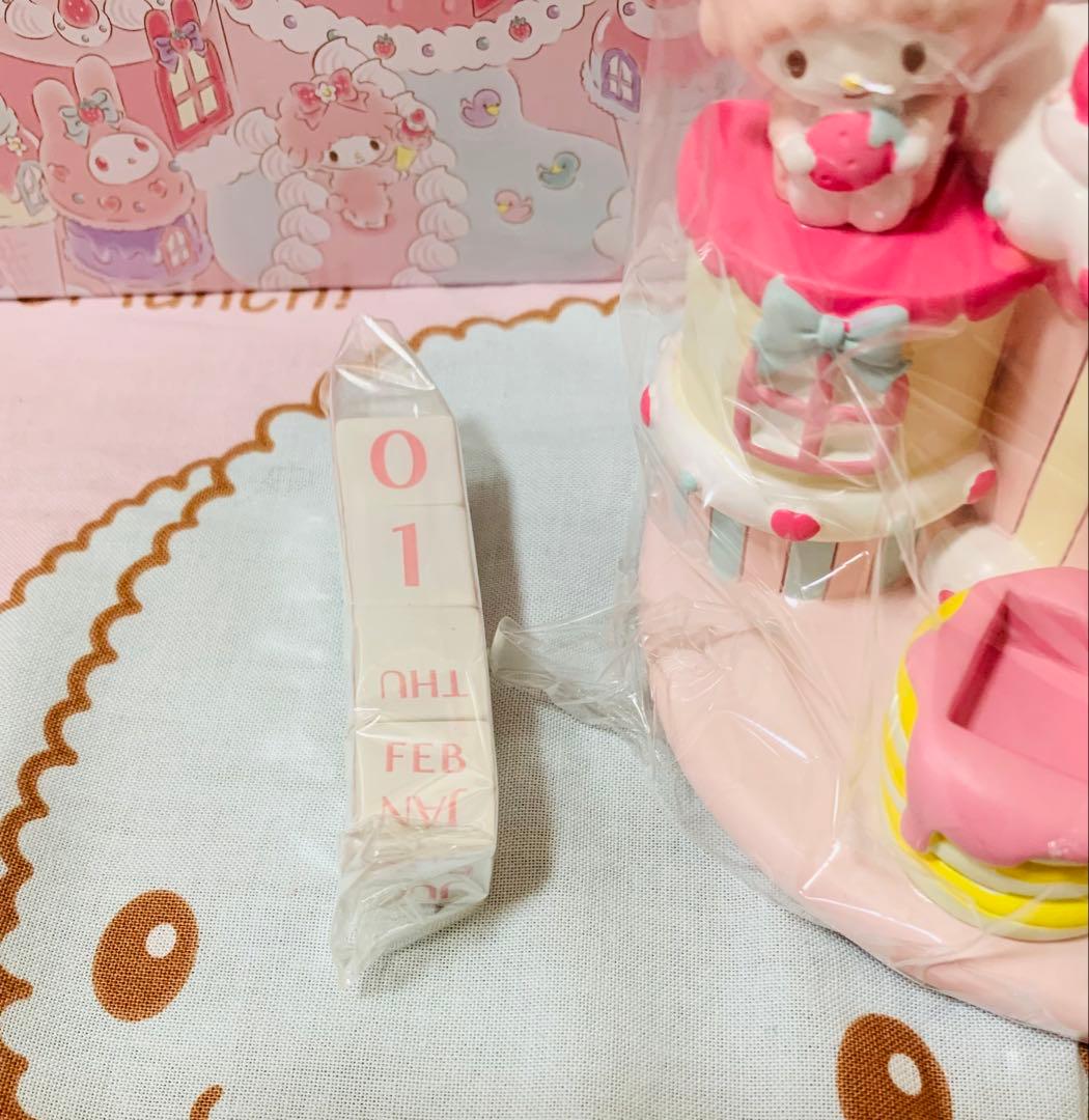 日*1様 マイメロディ 万年カレンダー サンリオ マイスウィートピアノ 置物