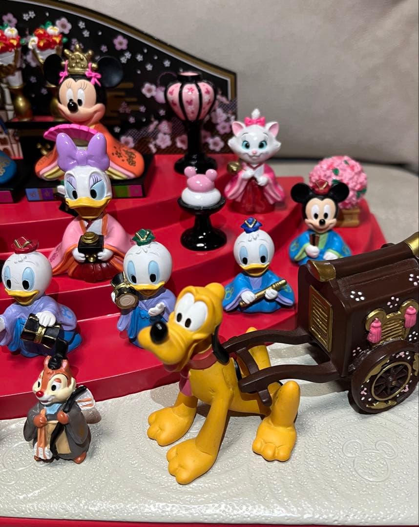 雛人形★東京ディズニーランドリゾートミッキーミニーひな祭り女子かわいいフィギュア