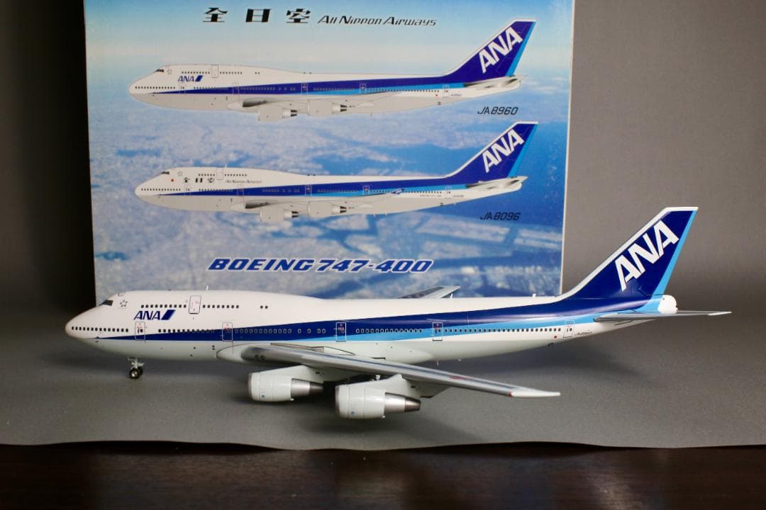 レア ANA B747-400D JA8960 BBOXANA02 1/200