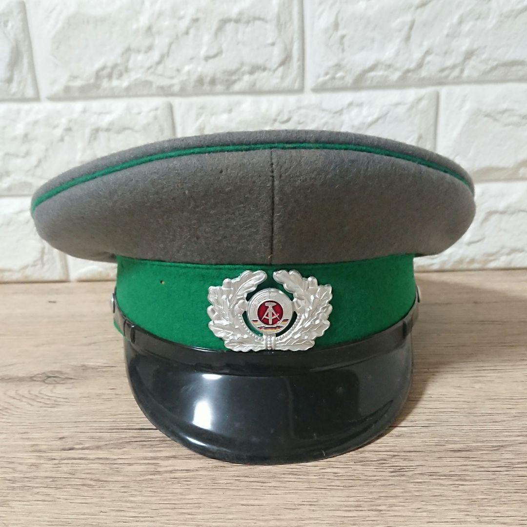 レア 稀少 当時物 東ドイツ NVA 制帽 軍帽 国境警備隊 サイズ55
