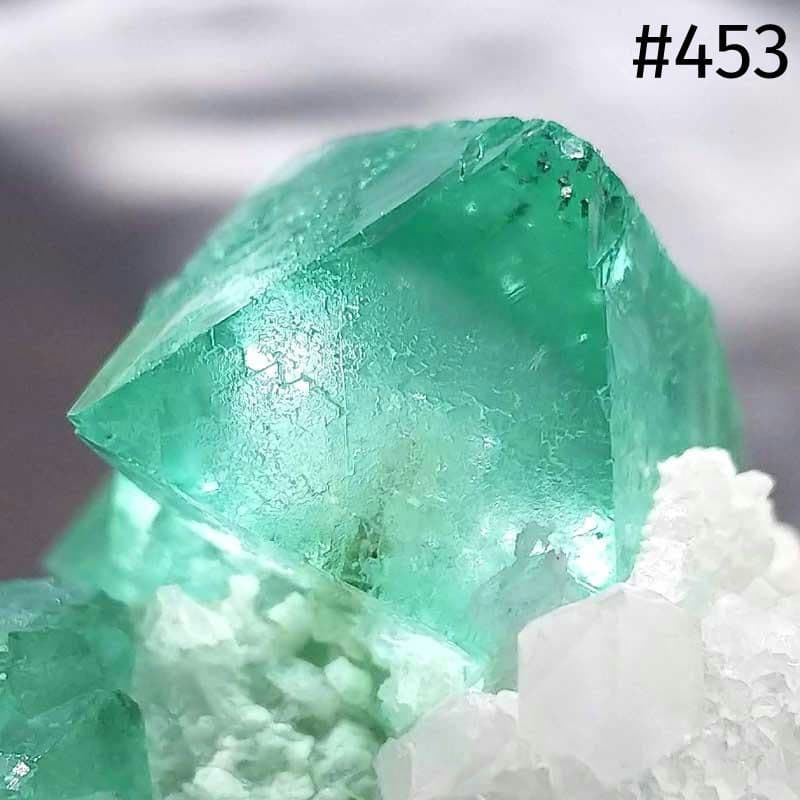 453 フローライト ＆ クォーツ パイライト 蛍石