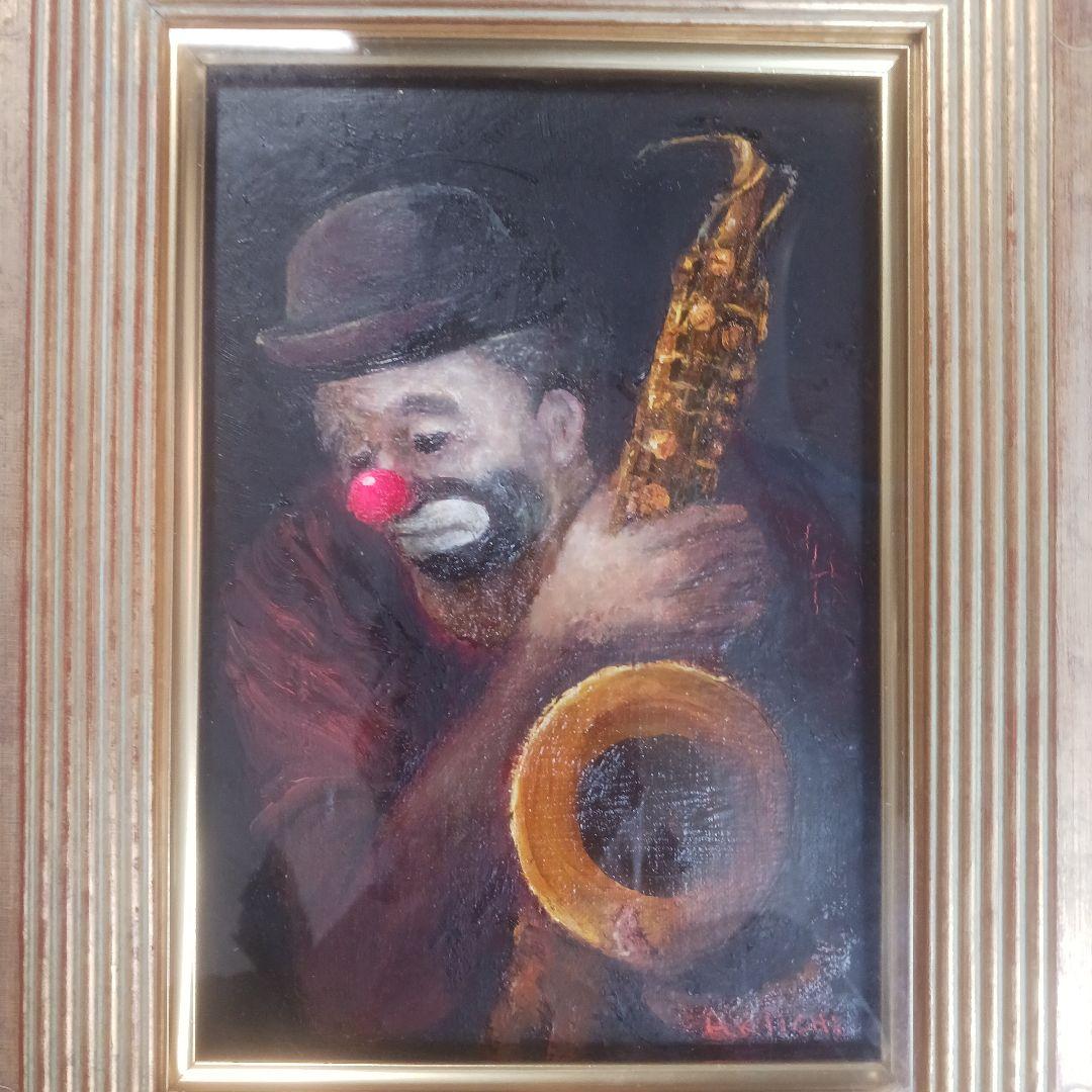 井ケ田昭一　油絵「一時」　サイズ SM　埼玉県　入間市